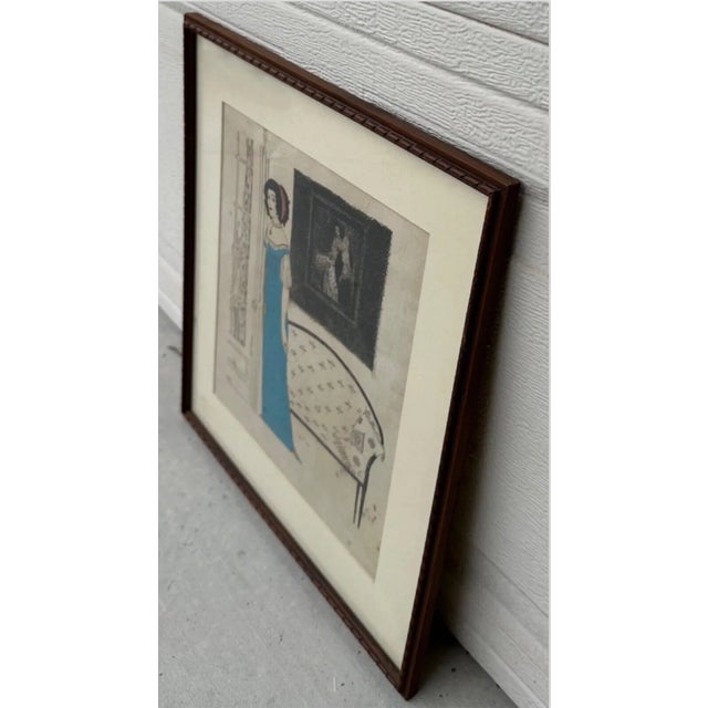 Paul Iribe "Les Robes De Paul Poiret Racontées Par Paul Iribe" Original Stencil Art Circa 1908 With Watermark For Sale - Image 9 of 14