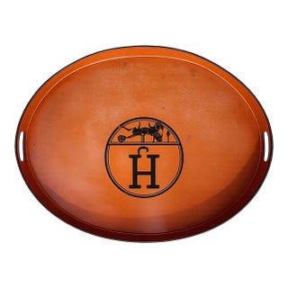 Vintage Hermès Tole Tray For Sale