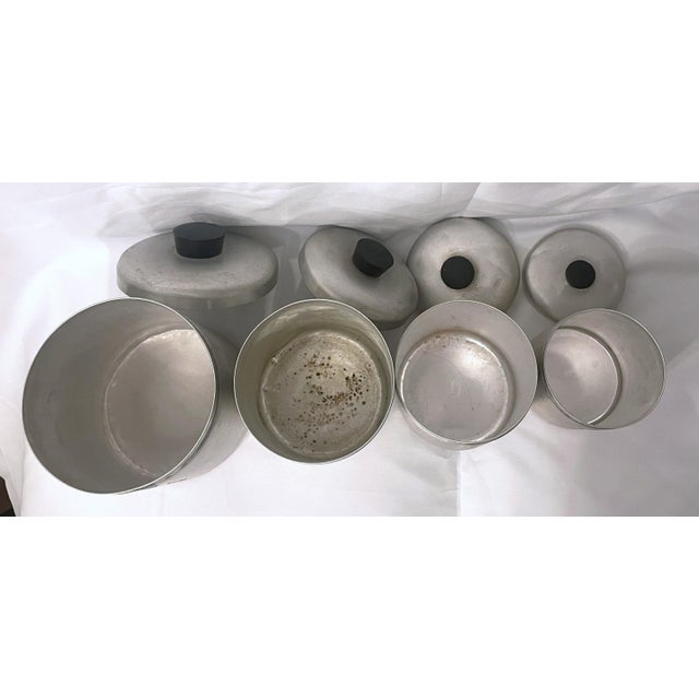 Metal Metasco Aluminum Nesting Canisters For Sale - Image 7 of 8