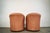 1980’s Art Deco Leather Swivel Lounge Chairs - A Pair For Sale In Los Angeles - Image 6 of 12