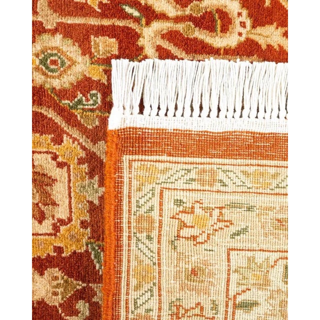 2000 - 2009 Mogul, One-of-a-Kind Hand-Knotted Area Rug in Brown, 6' 2" x 9' 0" For Sale - Image 5 of 8