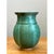 Vintage Speckled Green Ceramic Vase For Sale - Image 4 of 12