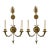 After Andre Abrus French Neoclassical Brass Sconces- A Pair For Sale