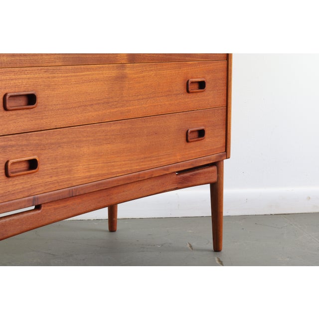 Wood Arne Hovmand Olsen Teak 4 Drawer Chest of Drawers for Mogens Kold For Sale - Image 7 of 11