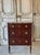 Wood Vintage Louis XVI Commode in Mahogany and Marble, France, 1970 For Sale - Image 7 of 7