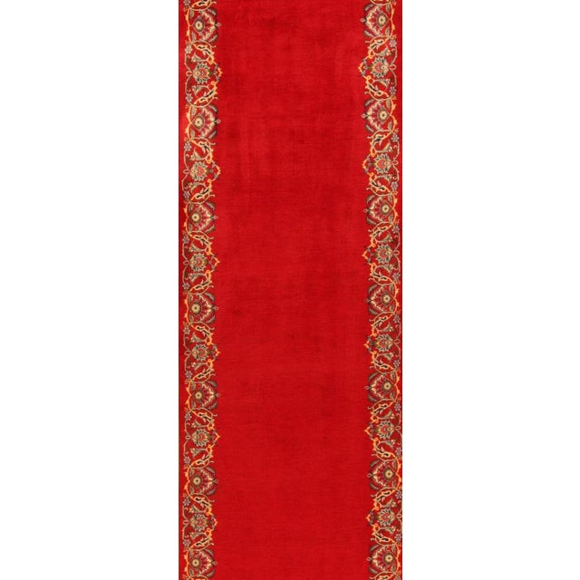 Middle Eastern Hand-Knotted Wool Runner Rug For Sale - Image 10 of 10
