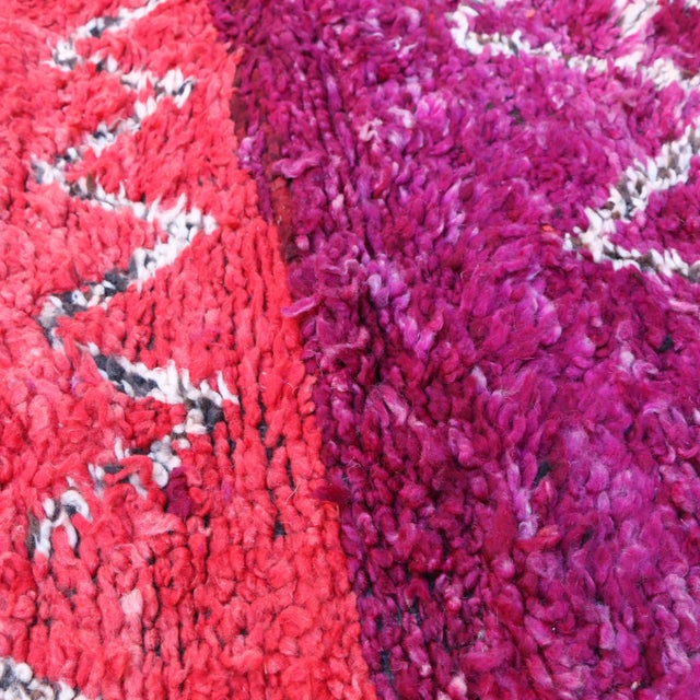 1980s Moroccan Vintage Zayan Rug - 5'11" X 12'11" Ft For Sale - Image 5 of 7
