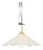 Mitzi Sodsai 20 in. 1 Light Pendant in Aged Brass Finish For Sale