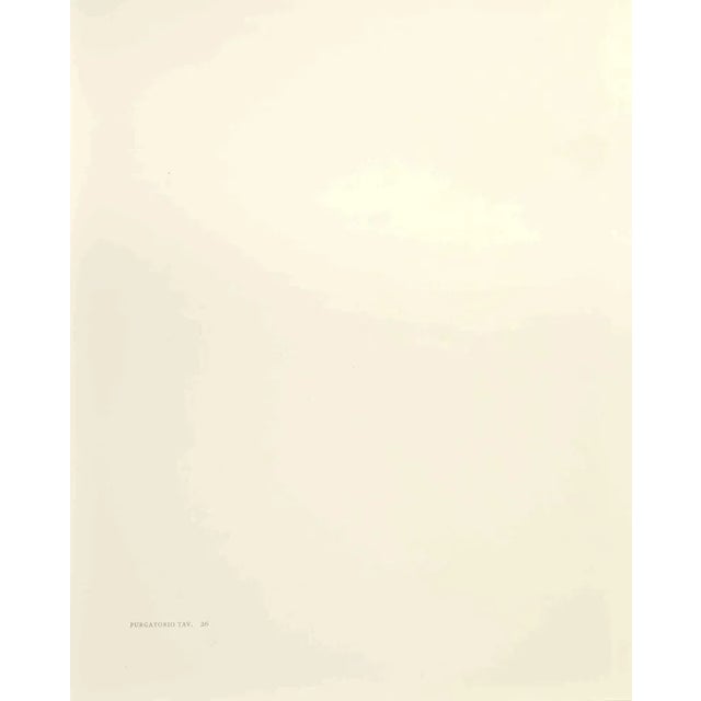 The Two Crown - Purgatory, Plate - 26 is a woodcut print realized in 1963 for a series illustrating the Medieval poem of...