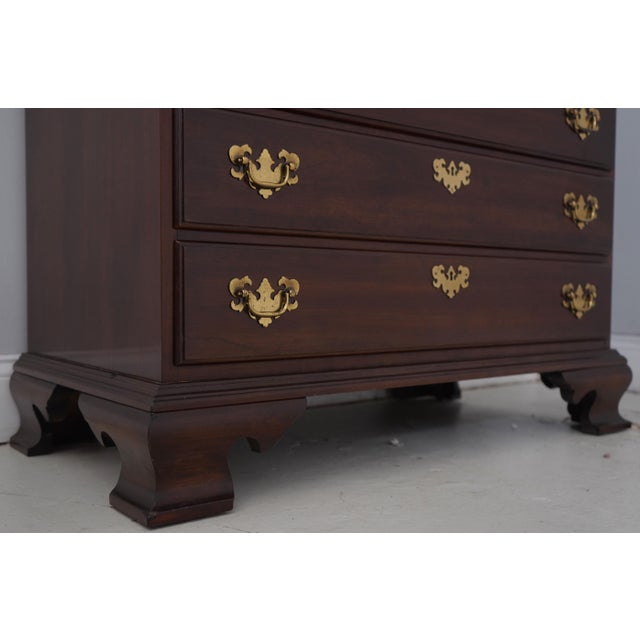 Ethan Allen Georgian Court Cherry Secretary Desk For Sale - Image 15 of 18