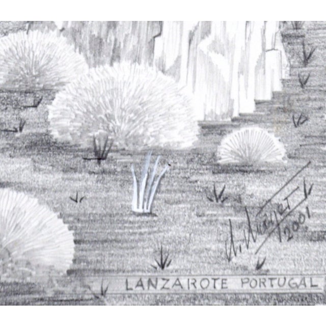 Lanzarote, Portugal - Hyper Realistic Windmill Illustration by M Mayer For Sale In Monterey, CA - Image 6 of 6