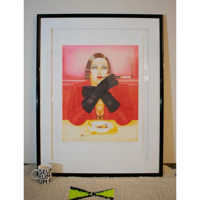 This is a rare original 1984 artist's proof for "Susan," by the listed and well-known artist Shimon Okshteyn. His work is...