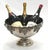 Sheffield silver plate punch bowl / dish Great for fruit also - or wine and champagne as illustrated here! Dimensions are...