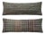 Turkish Oushak Bedding Kilim Pillow Cover 16'' X 47'' - Set of Two For Sale