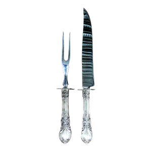 Lunt Fine Sterling Silver Vintage Serving Utensils - Pair
