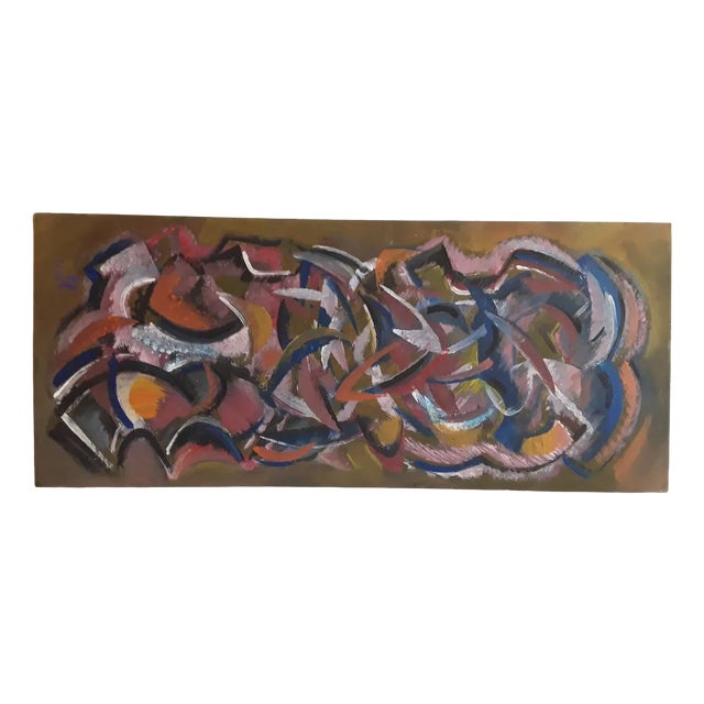 Norbert Louis, Melodisch 2000, 2005, Tempera on Cardboard For Sale