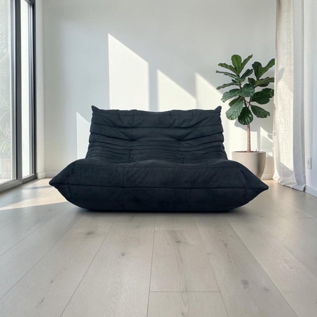 Togo Two-Seater Sofa by Michel Ducaroy for Ligne Roset, in Very Good conditions. Designed 1960 to 1969 This piece has an...