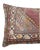 Add a touch of history and warmth to your space with this vintage handmade Turkish wool rug cushion cover. Crafted from...