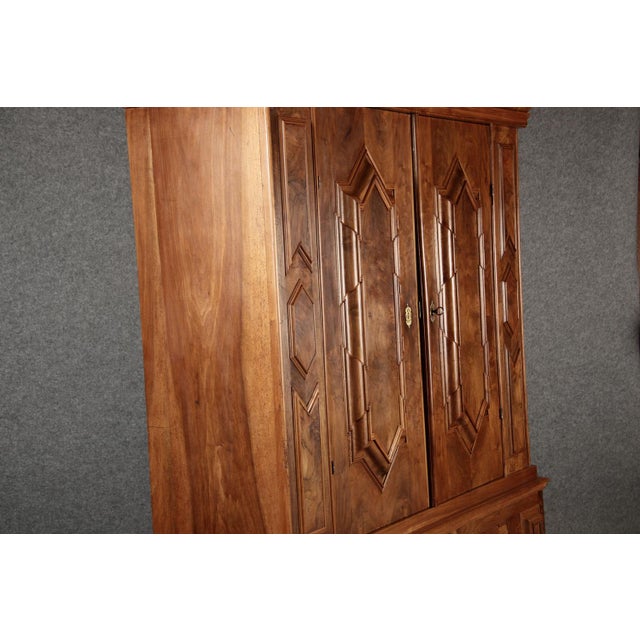 Late 17th Century Renaissance Walnut Cabinet, 1700s For Sale - Image 10 of 18