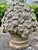 Gray Cast Stone Flower Basket Garden Ornament Sculpture Mid 20th Century For Sale - Image 8 of 18