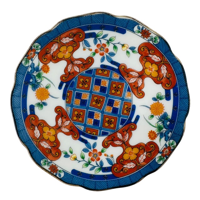 Japanese Vintage Japanese Arita Gaho Kiln Mamezara Mini Plates - Set of 6 For Sale - Image 3 of 14