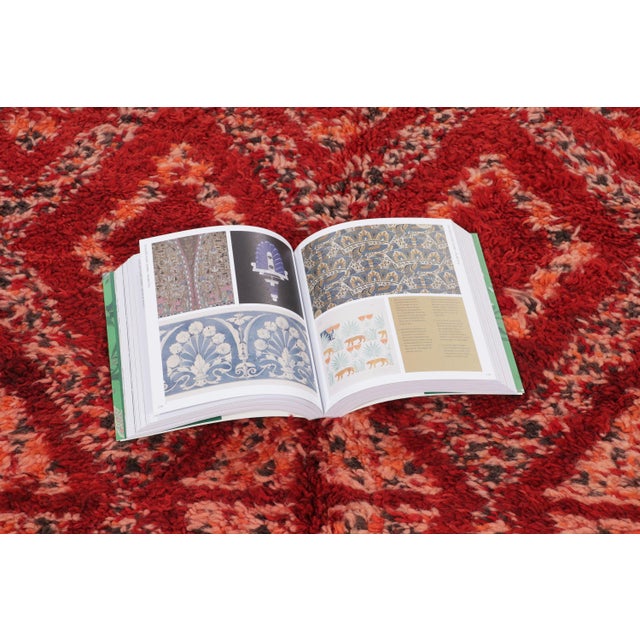 Red Vintage Moroccan Berber Rug With Diamond Design by Rug & Kilim, 1950-1959 For Sale - Image 8 of 9