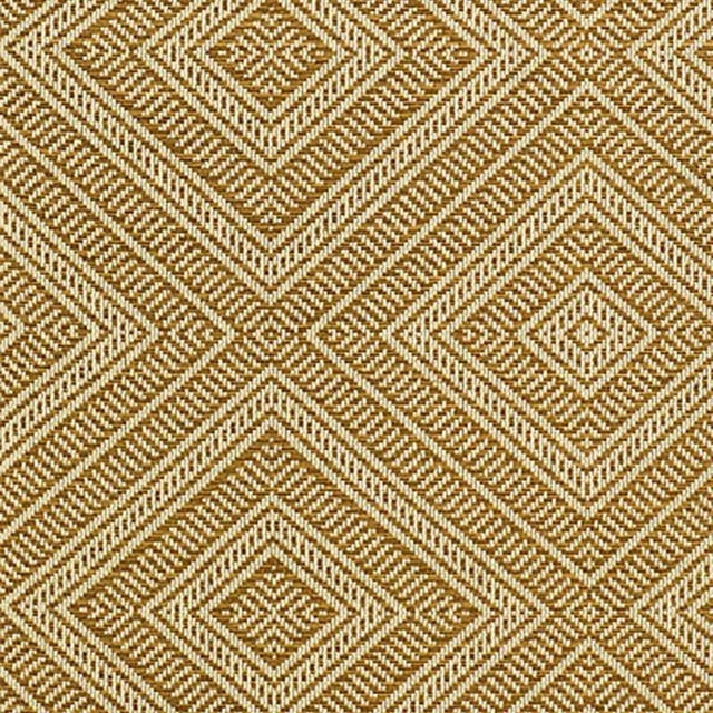 Sample - Schumacher Tortola Indoor & Outdoor Fabric in Rattan For Sale