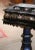 19th Century English Victorian Papier-Mâché Sewing Table With Pearl Inlay For Sale In Dallas - Image 6 of 13