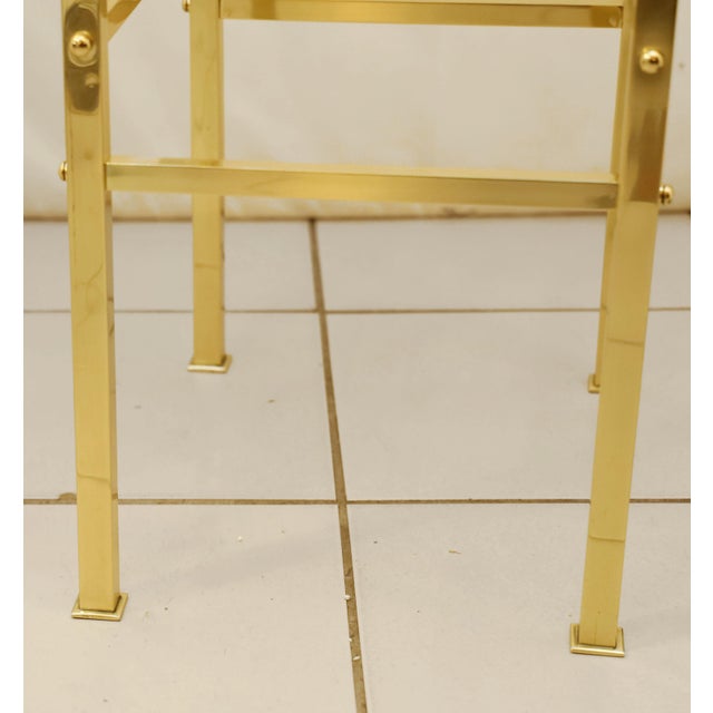 Art Nouveau Brass Table, 1890s For Sale - Image 4 of 5