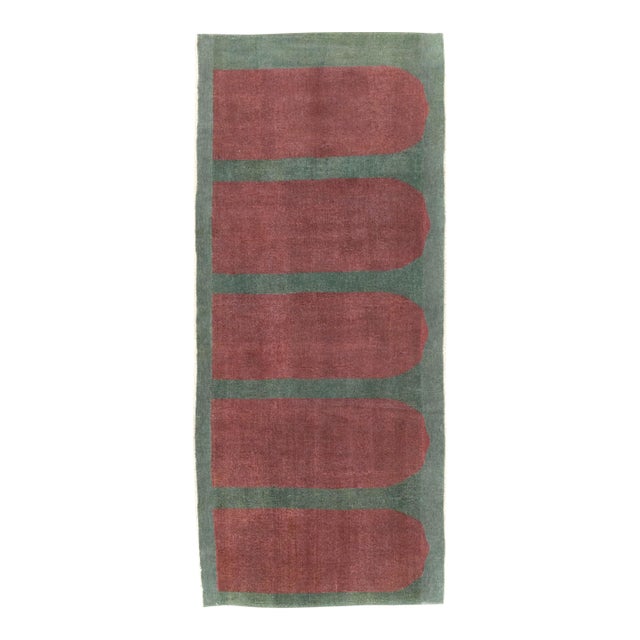 Galerie Shabab Collection Mid-20th Century Turkish Anatolian Art Deco Style Rug For Sale