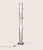 Vintage 4-Light Floor Lamp in Brushed Steel, Italy, 1970s For Sale - Image 4 of 10