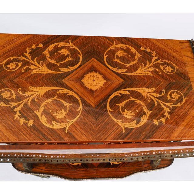 Vintage Italian Marquetry Drinks Trolley from Sorrento For Sale - Image 10 of 16