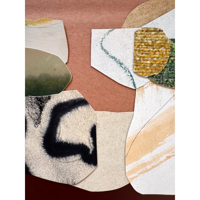 "New Directive 7" Original Mixed-Media Collage on Paper by Zac Woodiel For Sale In Little Rock - Image 6 of 8