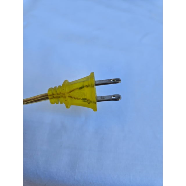 Late 20th Century Blue and Brass Lamps - a Pair For Sale - Image 15 of 16