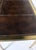 Italian Modern Brass Desk With Inset Bordered Leather Surface For Sale - Image 11 of 18