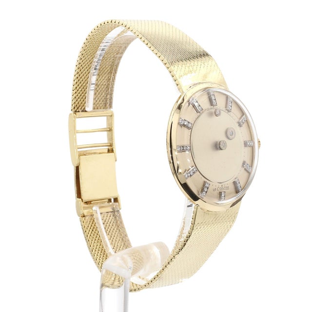 Vacheron Constantin LeCoultre Galaxy Mystery Dial 1950s Diamond and Gold Watch For Sale In Miami - Image 6 of 13