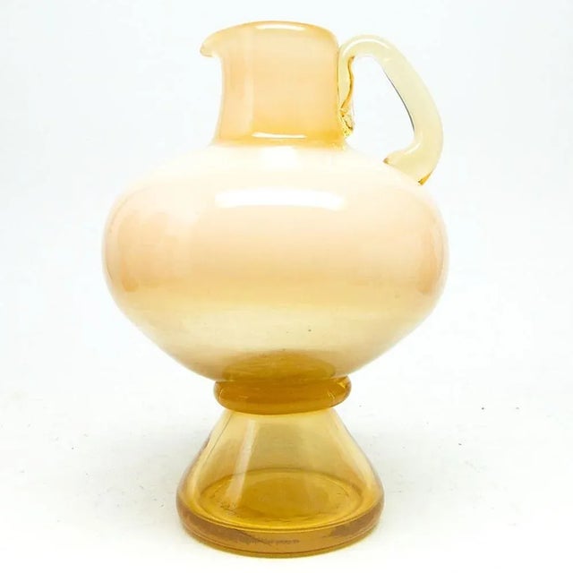 1970s Postmodern Jug from Cracow Glassworks, Poland, 1970s For Sale - Image 5 of 9