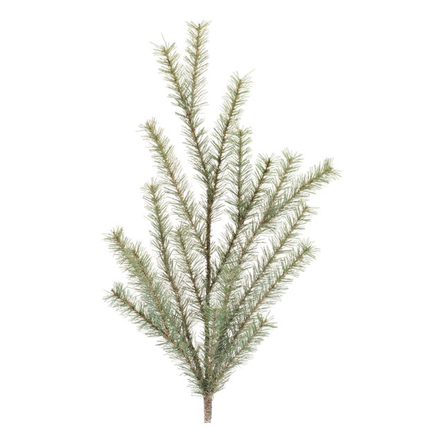 Glittered Pine Spray (Set of 2) For Sale