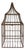 1960s Iron Pagoda Birdcage For Sale