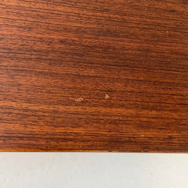 1960s Mid-Century Modern Italian Coffee Table in Wood and Metal, 1960s For Sale - Image 5 of 14