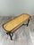 Brown Antique Louis XVI Wooden Bench with Caned Seat For Sale - Image 8 of 9