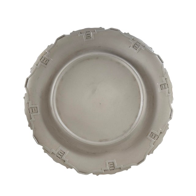 Antique Continental Bisque Punch Bowl or Wine Server Tureen With Bacchus Relief & Grape Finial, Late 19th Century For Sale In Houston - Image 6 of 12