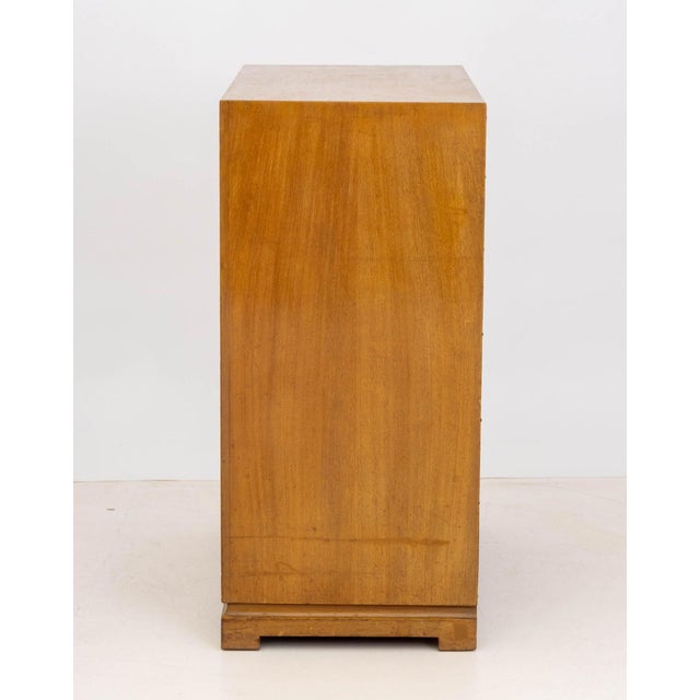 Wood James Mont Style Blonde Mahogany Chest of Drawers For Sale - Image 7 of 9