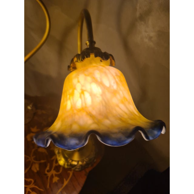 Brass Bedside Lamps, 1975, Set of 2, in Very Good conditions. Designed 1970 to 1979 European Plug (up to 250V).The wiring...