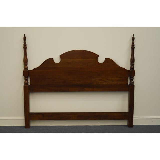 Vintage Traditional Pennsylvania House Solid Cherry Queen Headboard