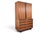 Brown Mid 20th Century John Kapel Tall Dresser / Wardrobe in Walnut For Sale - Image 8 of 14