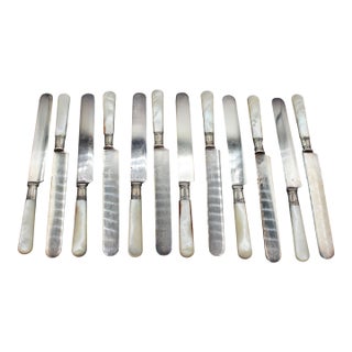 Circa 1900 American Dinner Knives by Northampton Cutlery Co. - Set of 12 For Sale