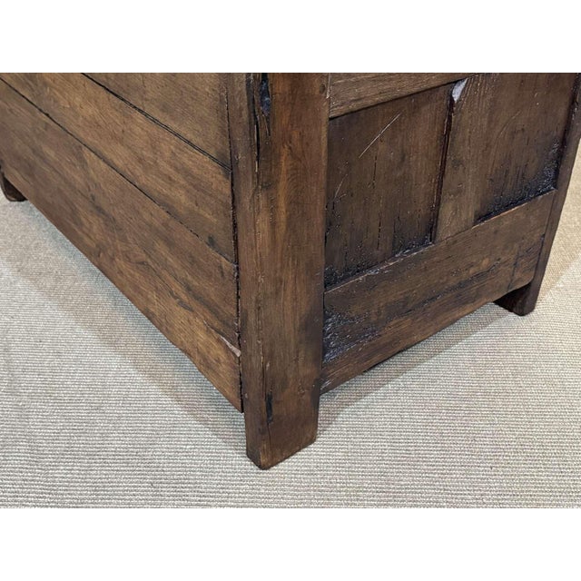 19th Century Breton Oak and Chestnut Entryway Cabinet For Sale - Image 9 of 18