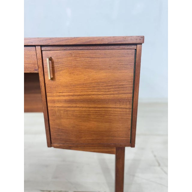 Wood Mid-Century Danish Teak Desk, 1960s For Sale - Image 7 of 17