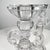 Late 20th Century Art Deco Pair Crystal Candle Holders Scalloped Fleur De Lis Austria For Sale - Image 5 of 12